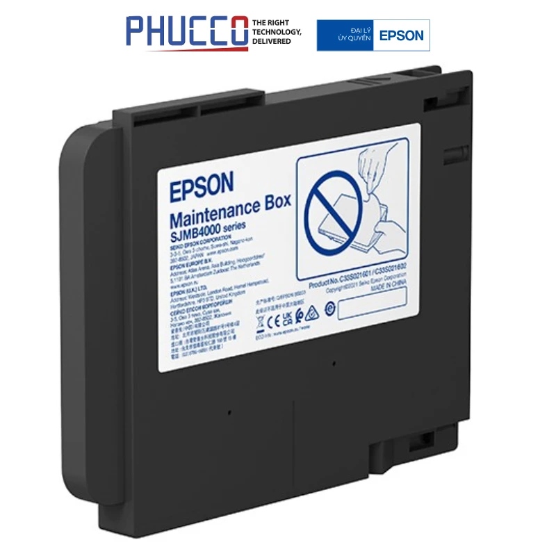 Mực thải SJMB4000 C4050 Maintanance box - Dùng Cho Máy In Epson Colorworks C4050 -C13T52R100 | Phúc Cơ