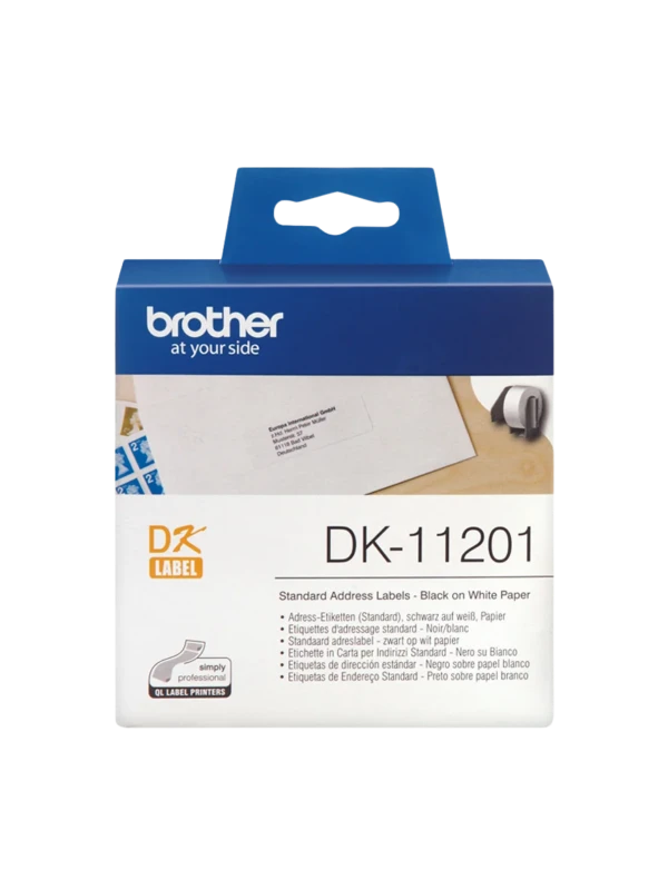 Brother DK-11201, 29mm x 90mm x 400 nhãn, nhãn bế, giấy decal | Phúc Cơ