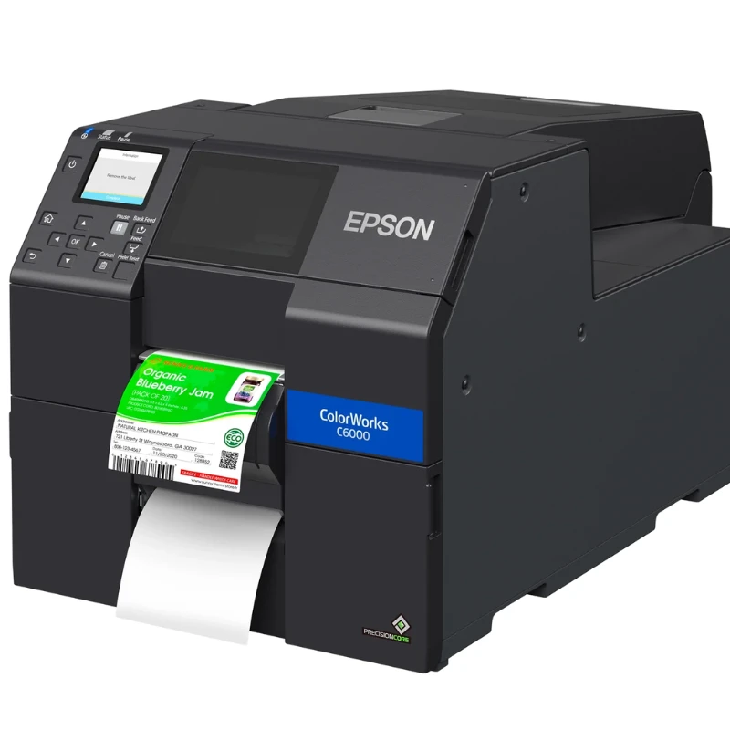 MÁY IN NHÃN MÀU EPSON COLORWORKS C6050P (P/n:C31CH76206E1) | Phúc Cơ