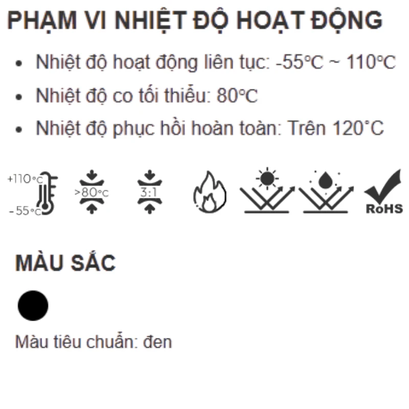 Atm- Ống Co Nhiệt Thành Ống Có Keo, Tỉ Lệ Co 3:1