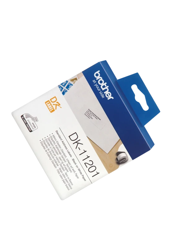 Brother Dk-11201, 29Mm X 90Mm X 400 Nhãn, Nhãn Bế, Giấy Decal