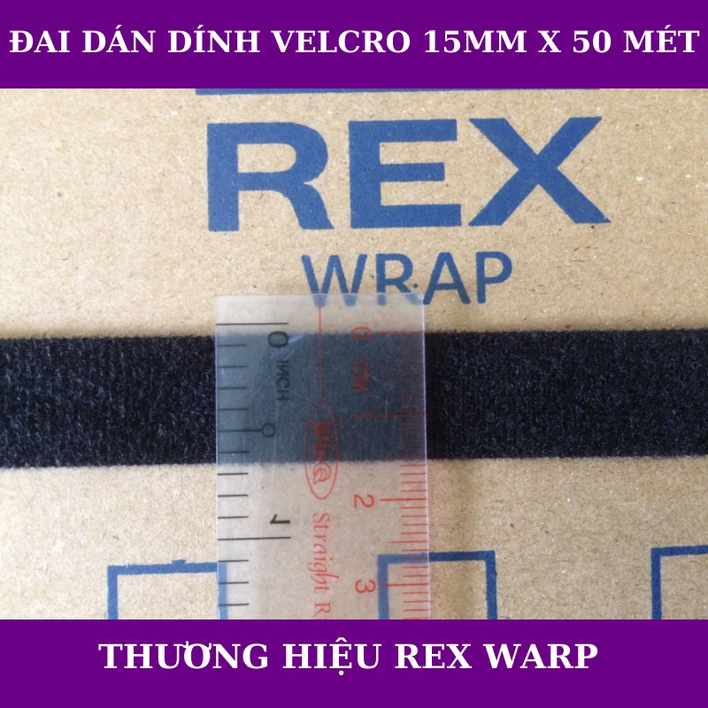 Dây Velcro Rex Wrap 15Mm X 50M