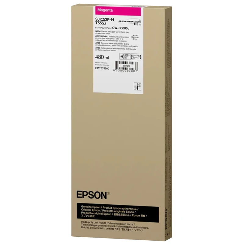 Mực In Epson Sjic47P-M Magenta Ink Cartridge - Dùng Cho Máy In Epson Colorworks C8050 -C13T55S100