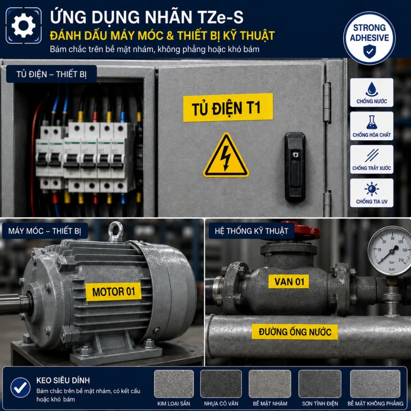 Nhãn In Brother Siêu Dính Tze-S631