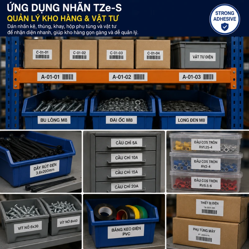 Nhãn In Brother Tze-S221