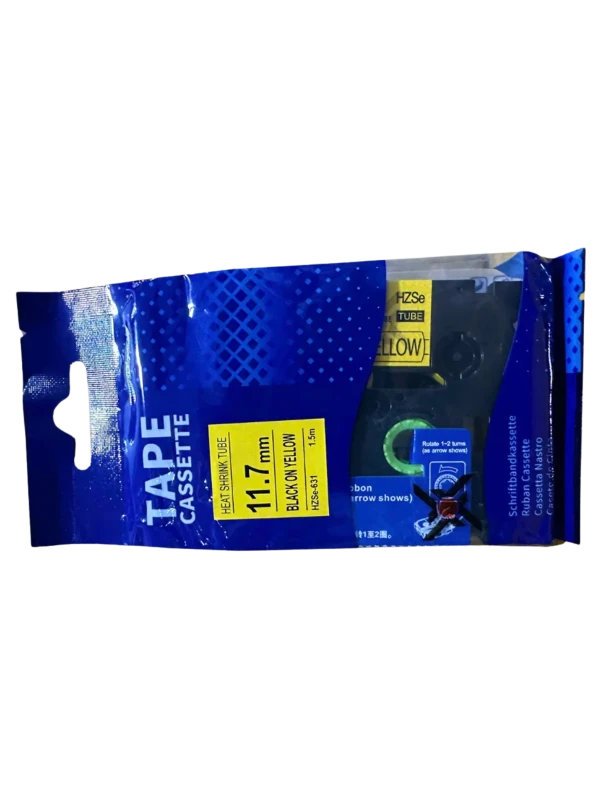 Ống Co Nhiệt Hzse-631, 12Mm X 1,5M, 3.6-7.0Mm, Vàng