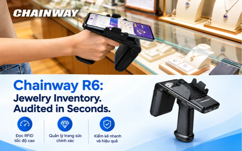 Đầu đọc ghi Rfid Uhf Chainway R6