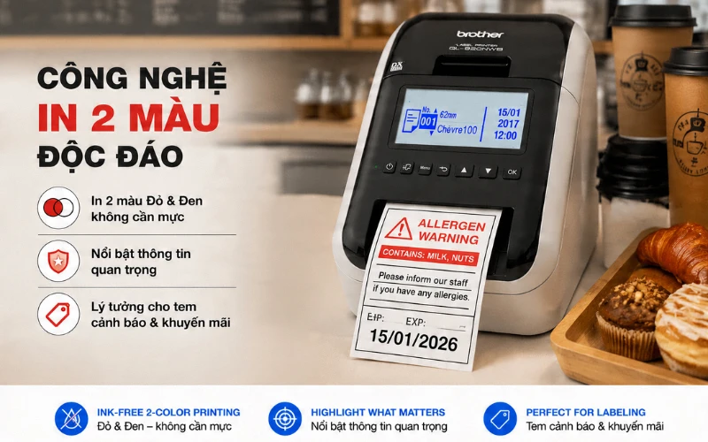 Hiệu Suất Công Nghiệp: Tốc Độ 110 Nhãn/Phút & Dao Cắt Siêu Bền