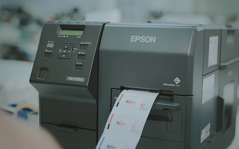 Tổng quan máy in nhãn màu Epson CW-C7510G