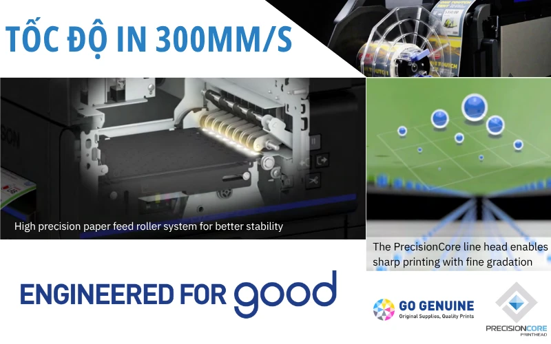 Máy In Nhãn Màu Công Nghiệp Epson Colorworks C8050