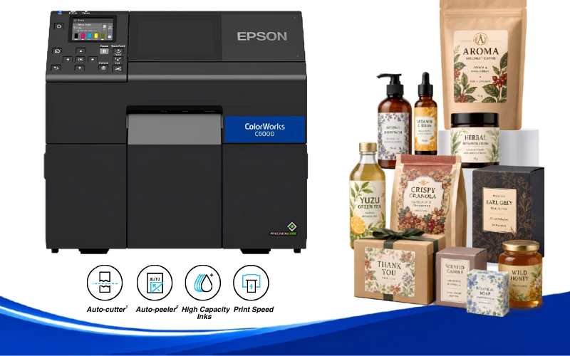 Máy in nhãn màu Epson CW-C6050A