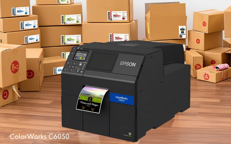 Máy in nhãn màu Epson CW-C6050A