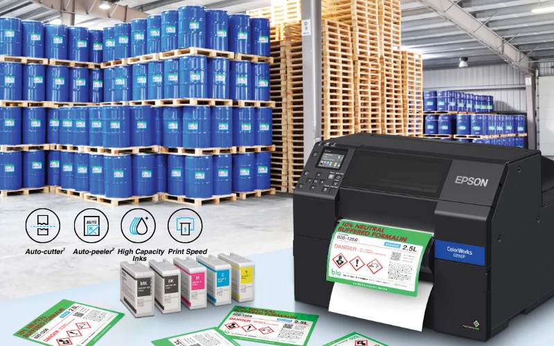 MÁY IN NHÃN MÀU EPSON COLORWORKS C6550A