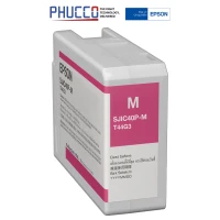 Mực In Epson Sjic46P-M Magenta Ink Cartridge - Dùng Cho Máy In Epson Colorworks C4050 -C13T52R100