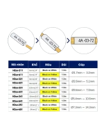 Ống Co Nhiệt Hzse-241, 18Mm X 1,5M, 5.4-10.6Mm, Trắng