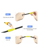 Ống Co Nhiệt Hzse-631, 12Mm X 1,5M, 3.6-7.0Mm, Vàng